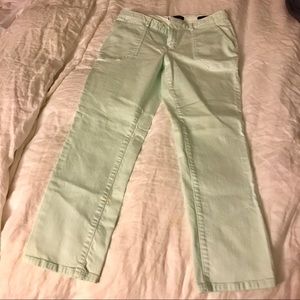 Banana Republic “Sloan” Mint Pants